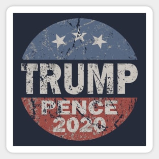 Vintage Trump Pence 2020 Sticker